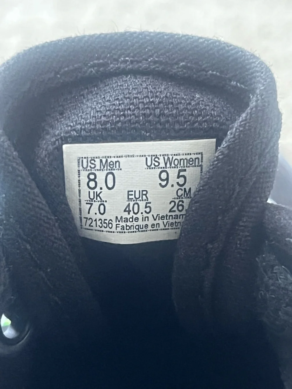 Vans Black Platform Sneakers with Butterfly Print Womens 9.5 - Picture 4 of 4